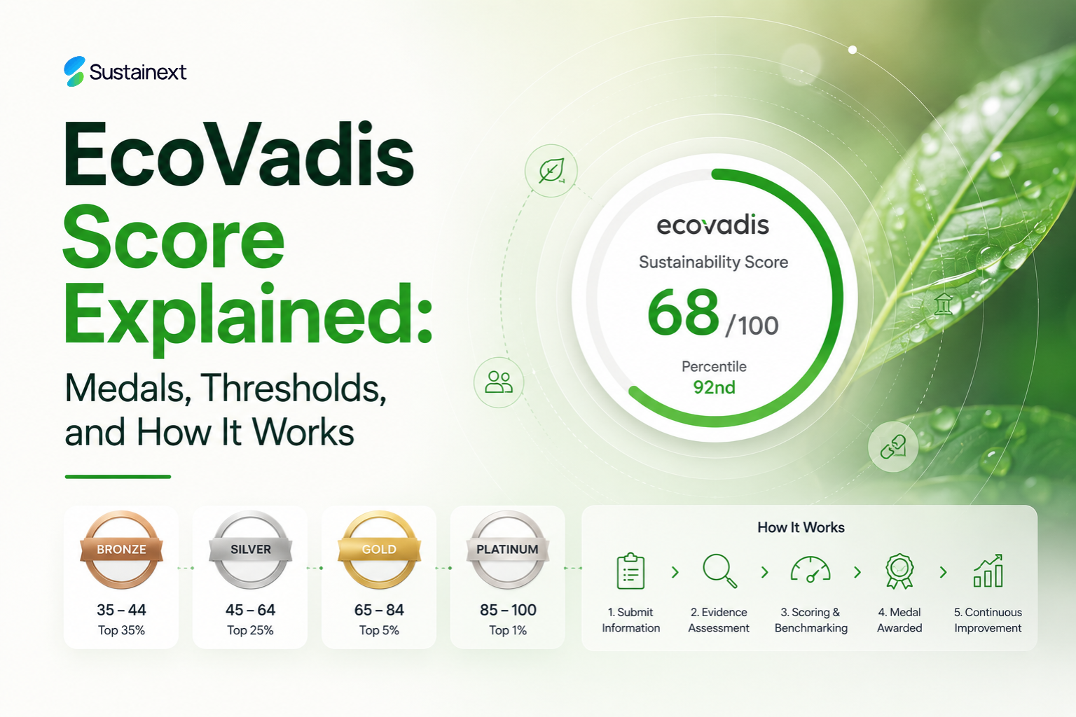 ecovadis score explained